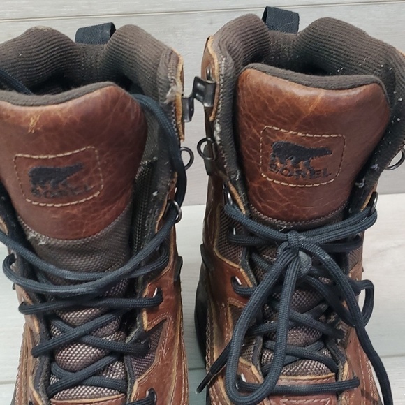Sorel Mens Avalanche Waterproof Outdoor Leather High Top Rubber boots shoes sz 8 main image 7